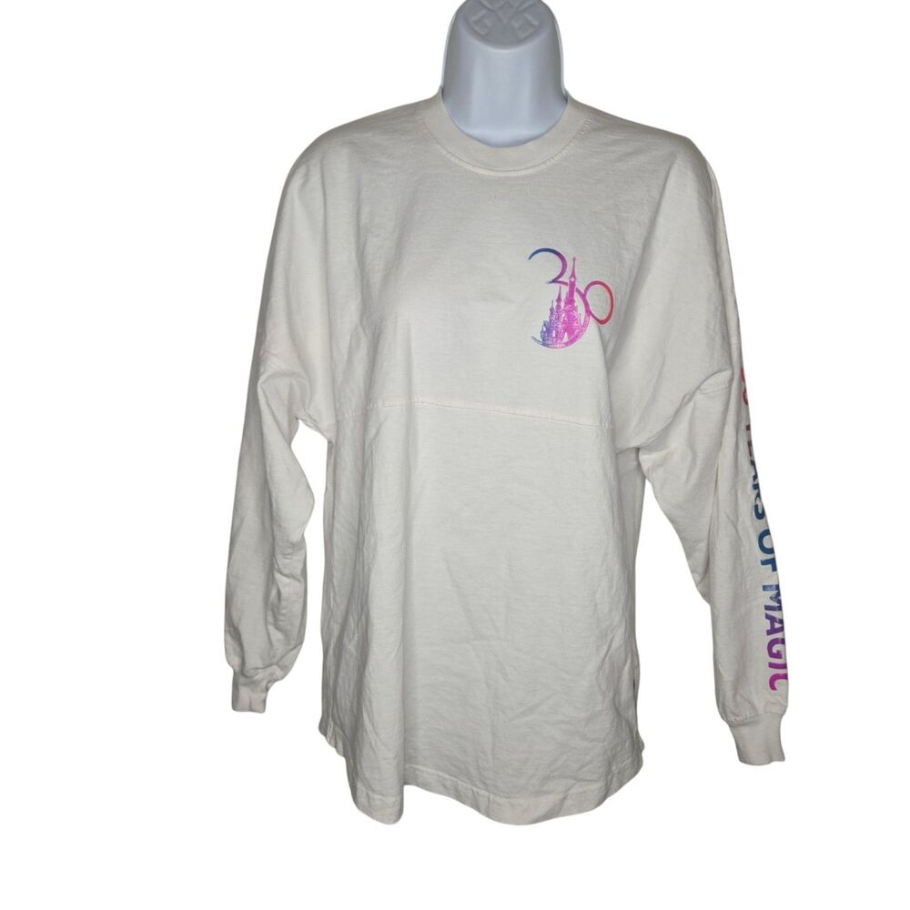 Disneyland Paris 30th Anniversary Spirit Jersey White 30 Years of Magic Size XS